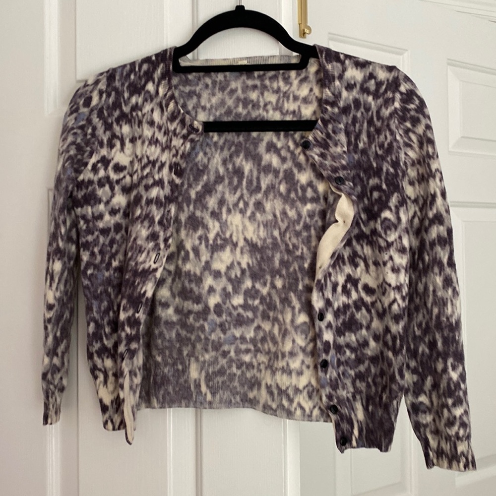 J Crew cropped cardigan